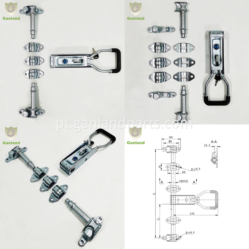 Steel Door Locking Gear